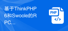 RPC service based on ThinkPHP6 and Swoole to implement service routing and load balancing