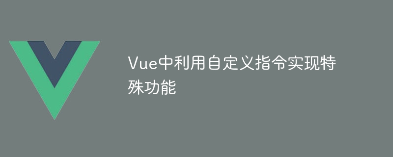 vue中利用自定义指令实现特殊功能