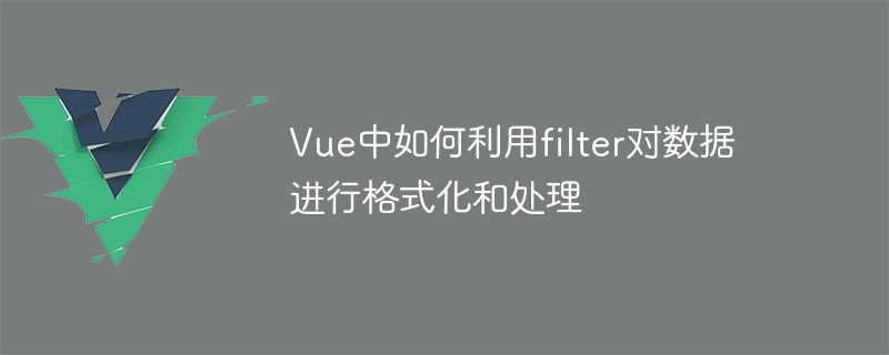 vue中如何利用filter对数据进行格式化和处理