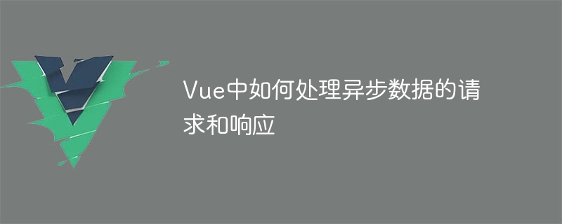vue中如何处理异步数据的请求和响应