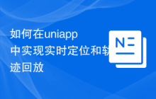 如何在uniapp中实现实时定位和轨迹回放