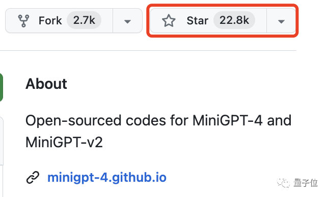 The super popular mini GPT-4s visual capabilities have skyrocketed, with 20,000 stars on GitHub, produced by a Chinese team