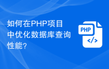 如何在PHP项目中优化数据库查询性能？