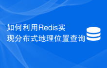 如何利用Redis实现分布式地理位置查询