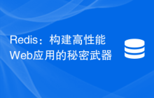 Redis：构建高性能Web应用的秘密武器