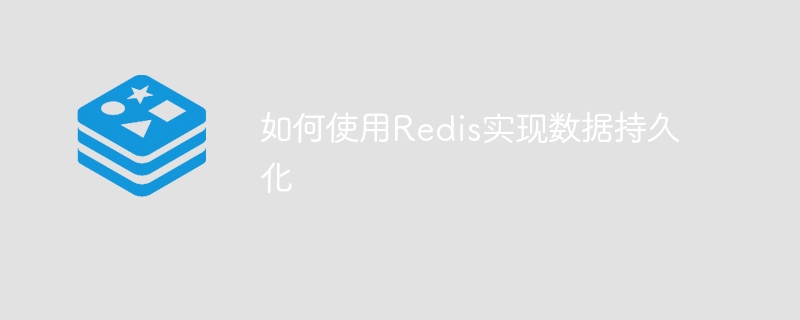 如何使用Redis實(shí)現(xiàn)數(shù)據(jù)持久化