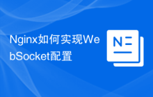 Nginx如何实现WebSocket配置