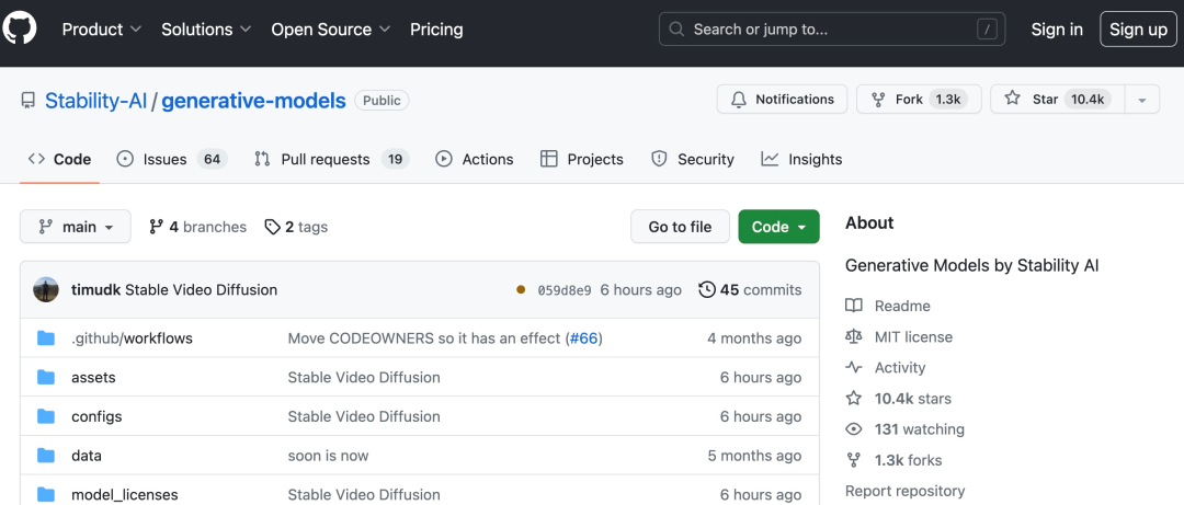 Stable Video Diffusion来了,代码权重已上线