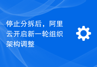 停止分拆后，阿里云开启新一轮组织架构调整