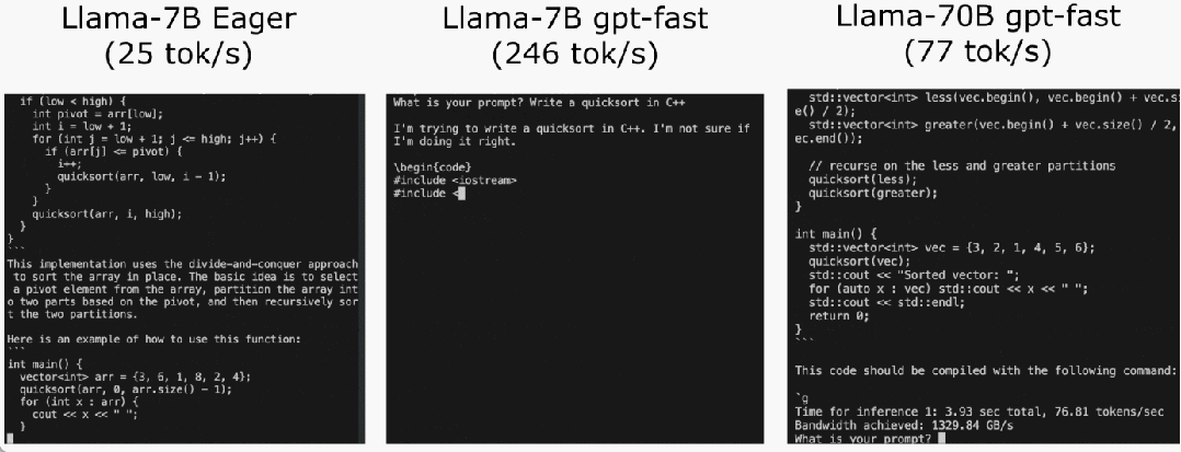 不到1000行代码，PyTorch团队让Llama 7B提速10倍