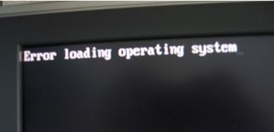u盘重装win10显示error loading operating解决方法