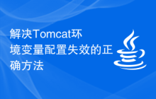 解决Tomcat环境变量配置失效的正确方法