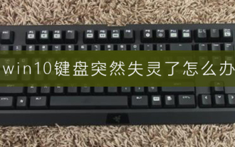 How to solve the problem of keyboard failure in win10 system