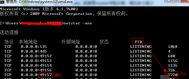 So überprüfen Sie, welches Programm einen Port in Win7 belegt