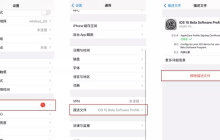 删除iOS 16beta测试版和描述文件的方法