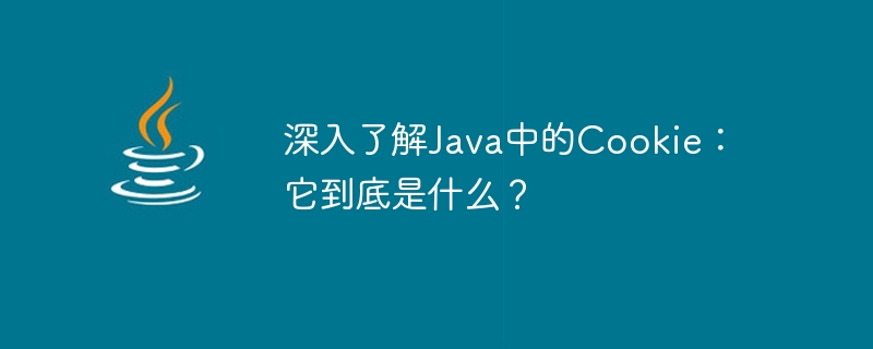 深入了解Java中的Cookie：它到底是什么？