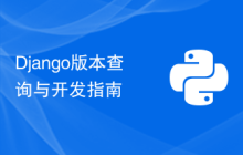 Django版本查询与开发指南