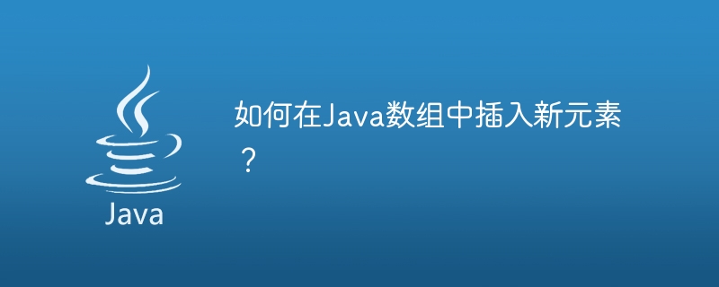 如何在Java数组中插入新元素？