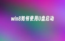 使用U盘启动win8的方法简要介绍