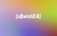 [u盘win8启动]
