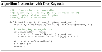 CVPR 2023|两行代码高效缓解视觉Transformer过拟合,美图&国科大联合提出正则化方法DropKey