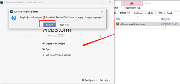 How to crack the WebStorm software