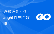必知必会：Golang插件完全攻略