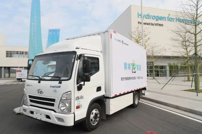 现代汽车在广州启动首批氢能物流车示范项目
