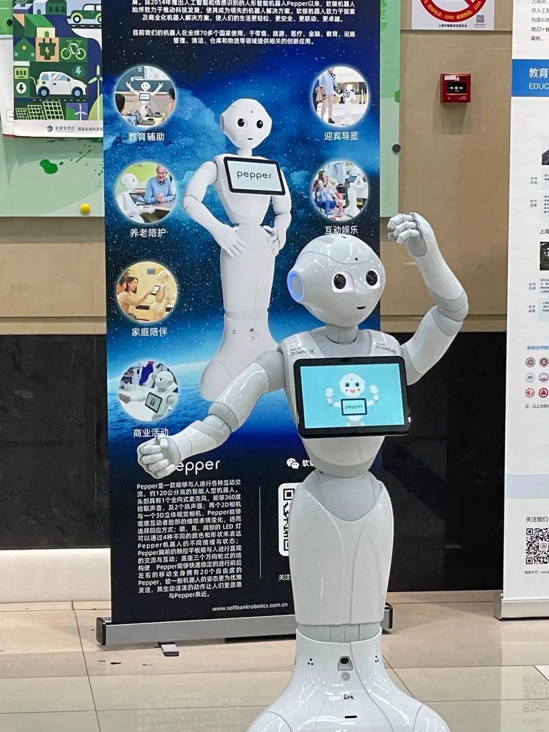 Pepper 机器人在区政府会议中心的智能对话