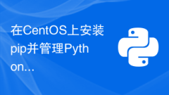 A simple guide to installing pip and managing Python packages on CentOS