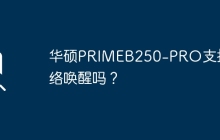 华硕PRIMEB250-PRO是否支持远程唤醒功能？