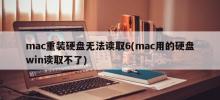 Unreadable Mac hard drive cannot be read in Windows after reinstalling
