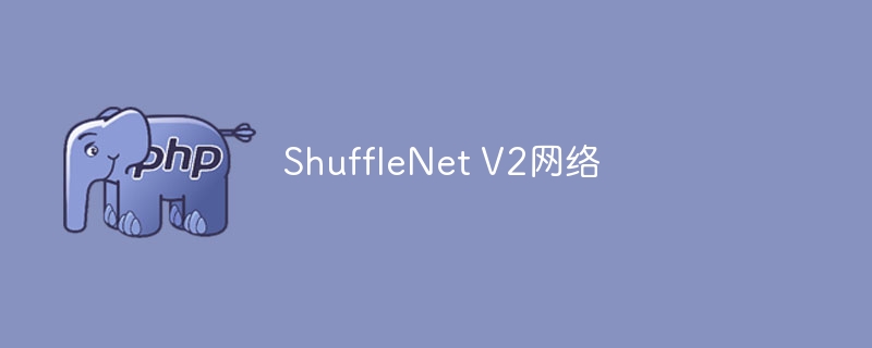 shufflenet v2网络
