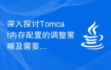 深入探讨Tomcat内存配置的调整策略及需要注意的事项