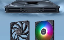 银昕发布可选纯黑 / 幻彩双版本的薄型 140mm 风扇 Air Slimmer 140