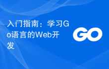 入门指南：学习Go语言的Web开发