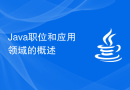 Java职位和应用领域的概述