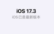 为什么要更新到iOS17.3？