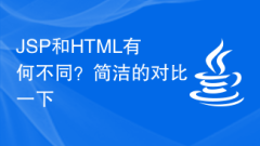 What is the difference between JSP and HTML? A brief comparison