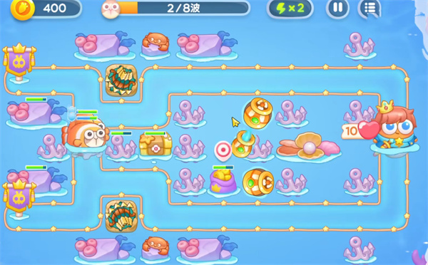 保卫萝卜4海的闺女第1关怎么过