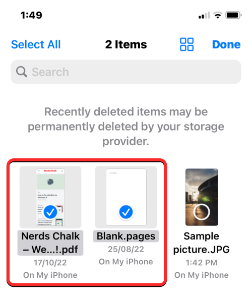 How to access files on iPhone