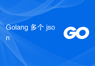 Golang 多个 json