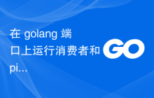 在 golang 端口上运行消费者和 api