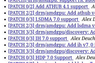AMD 正为 Linux 准备下一代 RDNA 4 GPU 补丁