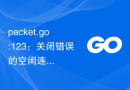 packet.go:123：关闭错误的空闲连接：连接被对等方重置