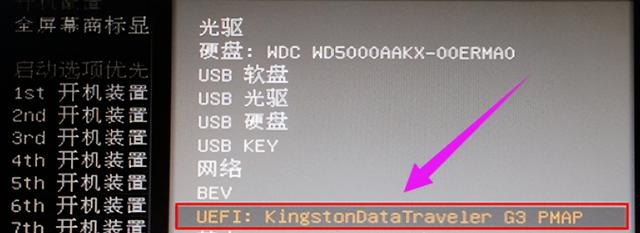 cakera boot usb ke dalam sistem pe