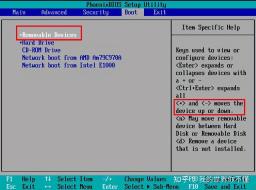 How to adjust the USB disk startup items in boss