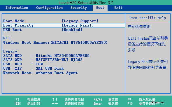 uefiwin7 がドライブを見つけられません