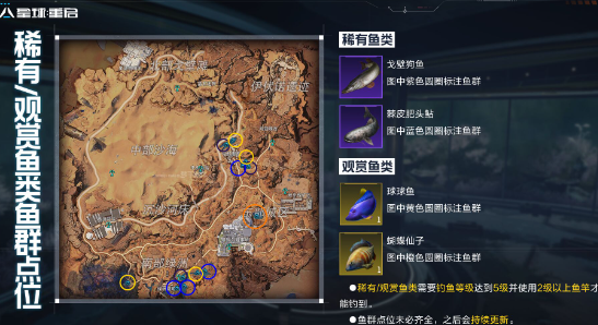 星球重启金色鱼点在哪