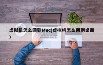 가상 머신을 Mac으로 반환하는 방법(가상 머신을 데스크탑으로 반환하는 방법)